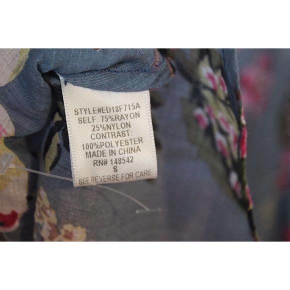 NWT Aratta Silent Journey Aurora Tunic Ombre Floral Embroidered Small H14392 - Picture 16 of 16